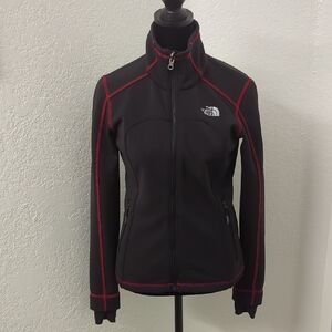 The North Face Women's Black and Red Ski Jacket